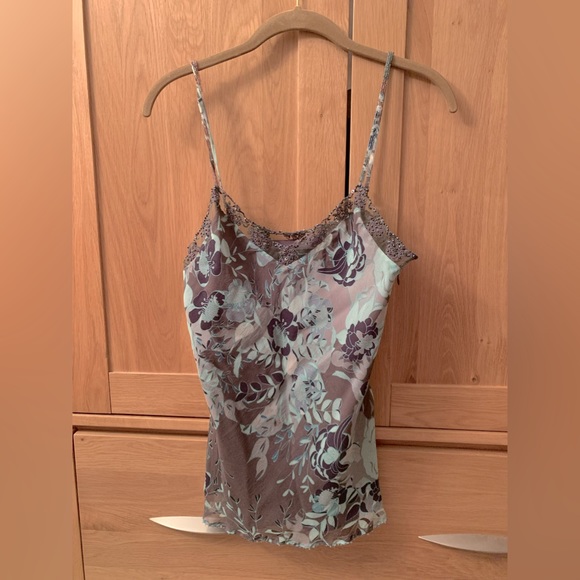 Multi color adjustable strap beaded trim camisole - Picture 1 of 8